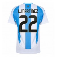 Camiseta Argentina Lautaro Martinez #22 Primera Equipación Copa America 2024 manga corta